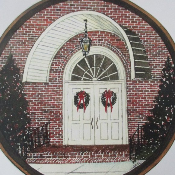 Clemmons Moravian Church Christmas Print "Invitation to Worship" Hilda McKnight - Picture 5 of 5